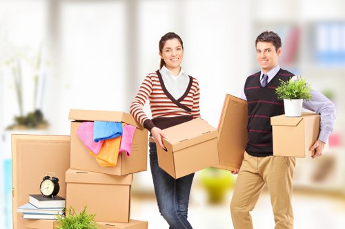 Knightsbridge Movers team preparing a transparent moving estimate
