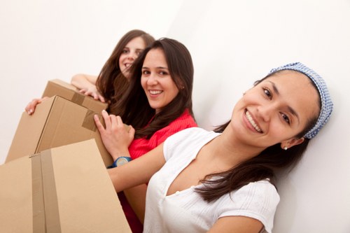 Planning and organising a central London move with packing materials and labels