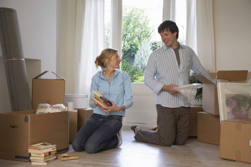 Careful packing materials and furniture protection for a Knightsbridge house move