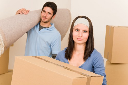 Local removal van service handling household items near Knightsbridge