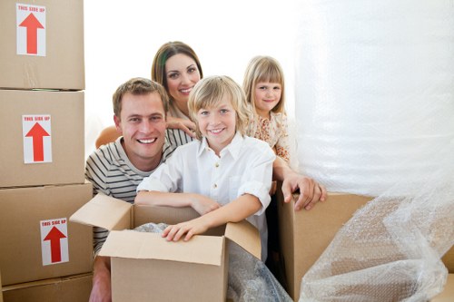 Loading furniture and boxes for a Knightsbridge delivery